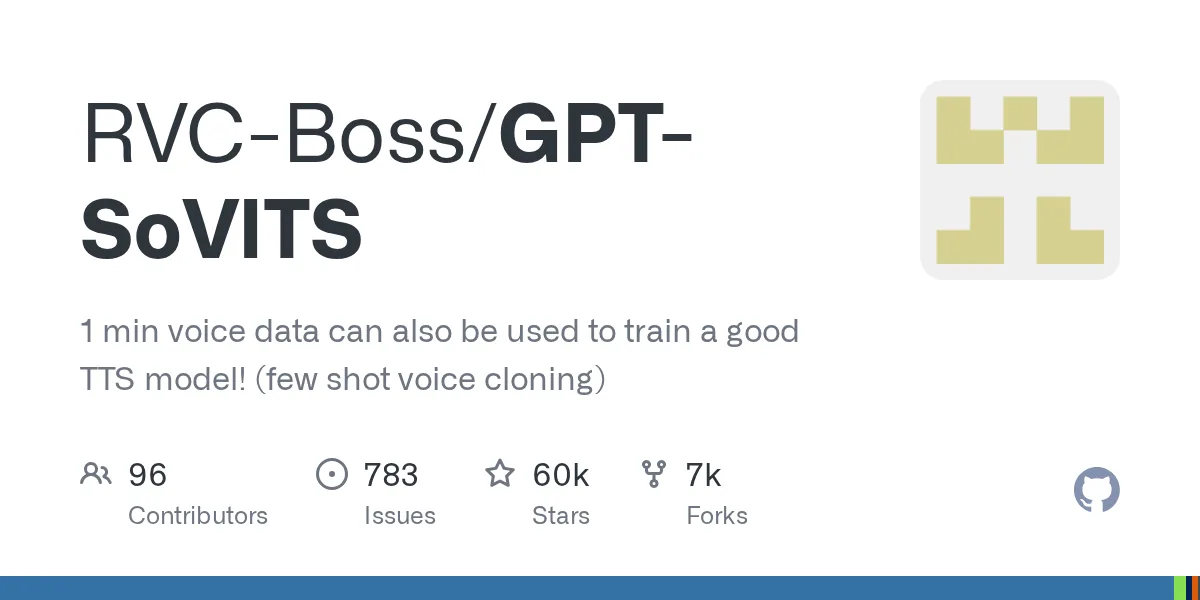 GPT-SoVITS official project interface or overview