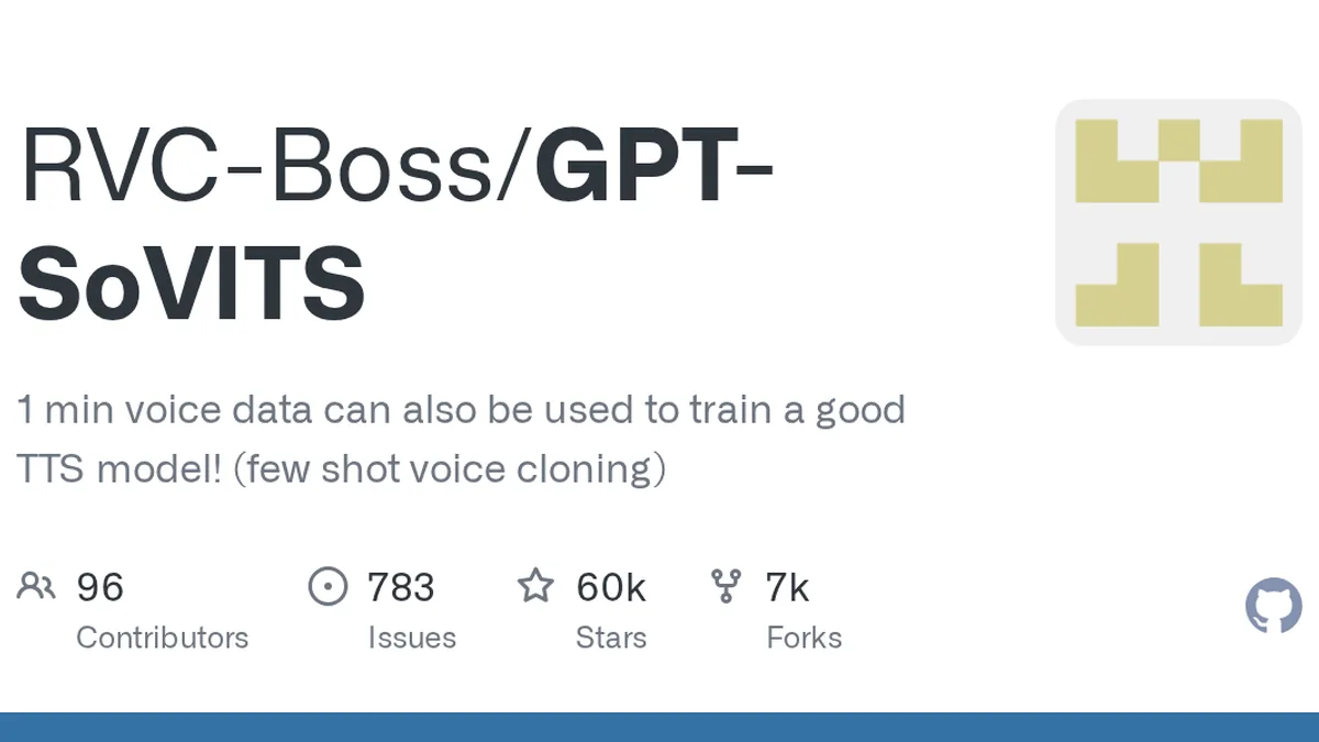 GPT-SoVITS GitHub project preview and development overview