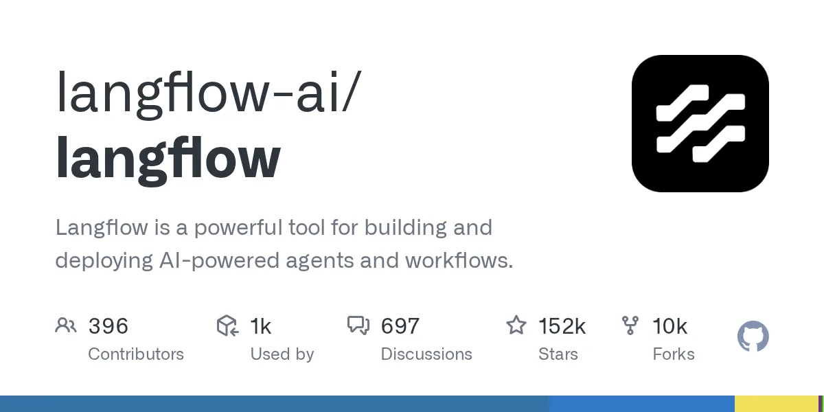 Langflow official project interface or overview