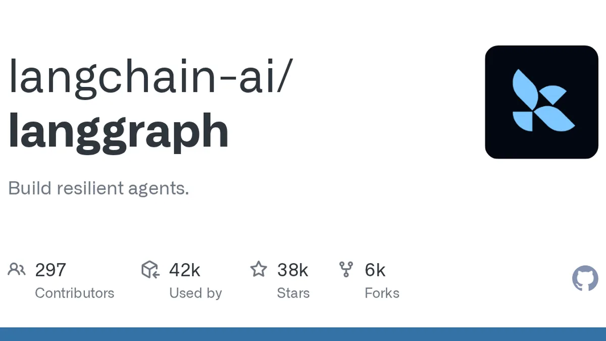 LangGraph GitHub project preview and development overview