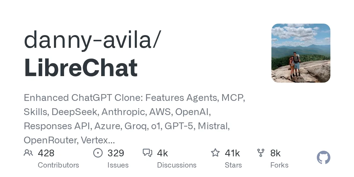 LibreChat official project interface or overview