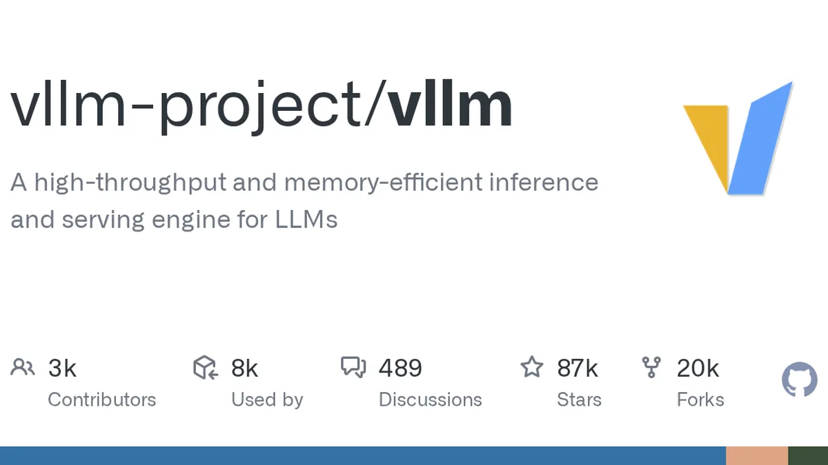 vLLM GitHub project preview and development overview