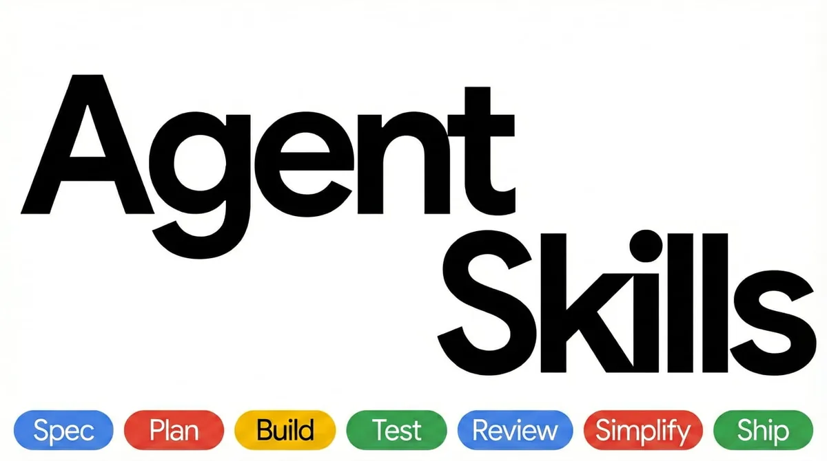 Agent Skills lifecycle from defining and planning through building, verifying, reviewing, and shipping software